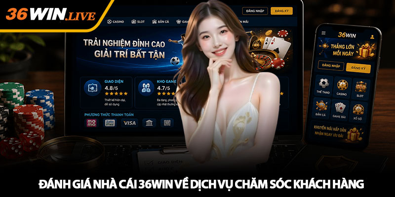 Đánh giá nhà cái 36WIN về dịch vụ chăm sóc khách hàng