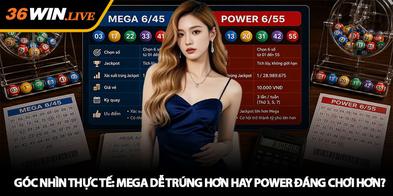 Góc nhìn thực tế: Mega dễ trúng hơn hay Power đáng chơi hơn?