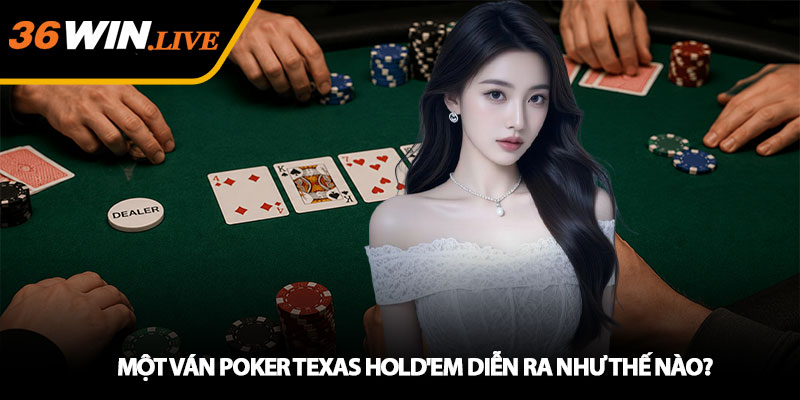 Một ván Poker Texas Hold'em diễn ra như thế nào?