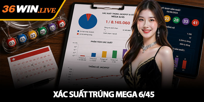 Xác Suất Trúng Mega 6/45 - Phân Tích Cơ Hội Jackpot Thực Tế